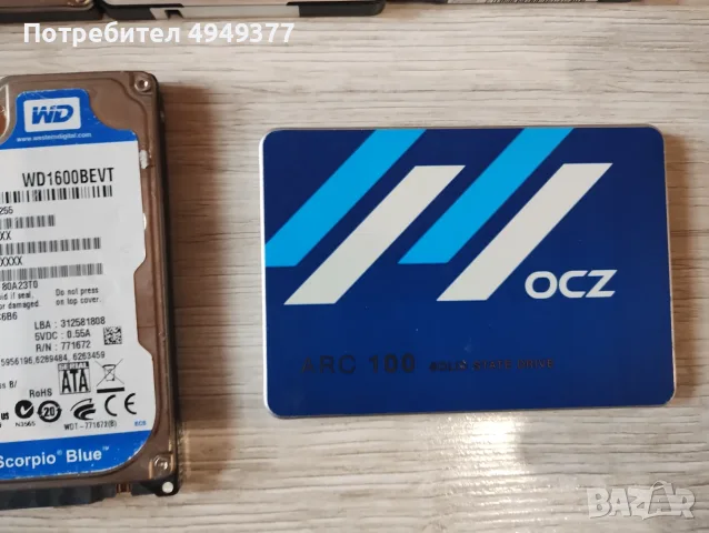 РАЗЧИСТВАНЕ хард дискове  HDD 2.5", снимка 7 - Твърди дискове - 56741390