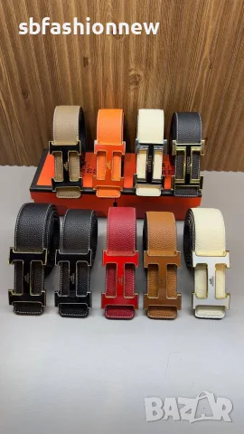 Hermes ❣️ Prada естествена кожа колан, снимка 9 - Колани - 56619427