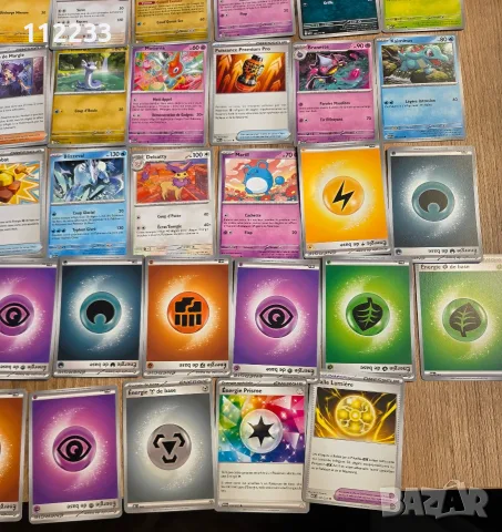59 Pokemon оригинални карти!, снимка 7 - Карти за игра - 56567766