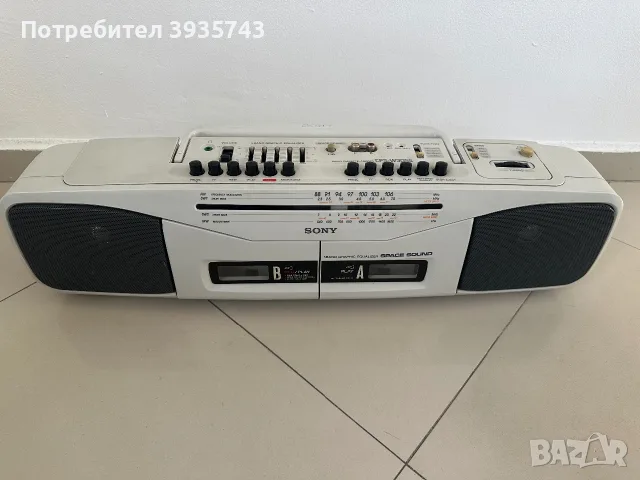 Sony CFS-W305S boombox , снимка 2 - Радиокасетофони, транзистори - 56596696