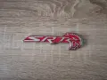 SRT Hellcat сребристо с червено емблема дясна, снимка 4