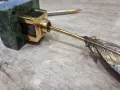 Бронзова статуетка Просвета , снимка 8