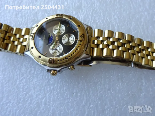 fossil moon phase vintage mens watch multifunction, снимка 6 - Мъжки - 56601850