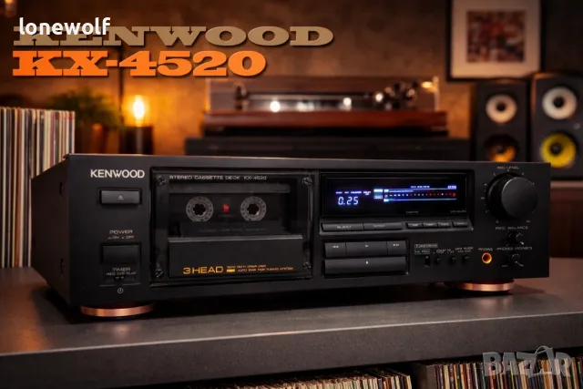 Касетен дек Kenwood kx 4520