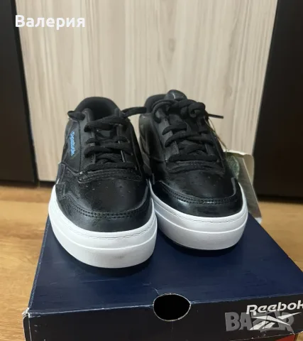 Дамски черни кецове Reebok, снимка 3 - Кецове - 56646588