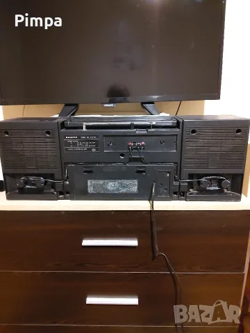 Sanyo m w170k радиокасетофон , снимка 3 - Радиокасетофони, транзистори - 56685082