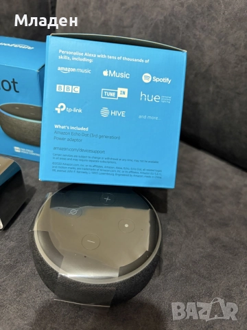 Тонколонка Alexa Echo Dot 3rd Generation, снимка 2 - Bluetooth тонколони - 56683837