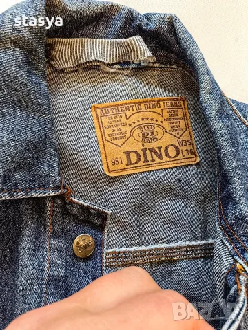 Дънково яке Dino Jeans, син цвят, снимка 3 - Якета - 56659339