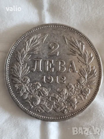 Продавам монетата от 2лв.1912г., снимка 1 - Колекции - 56343318