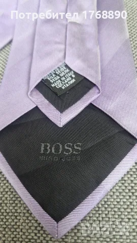 Вратовръзка Boss 100% коприна, снимка 3 - Други - 56720159