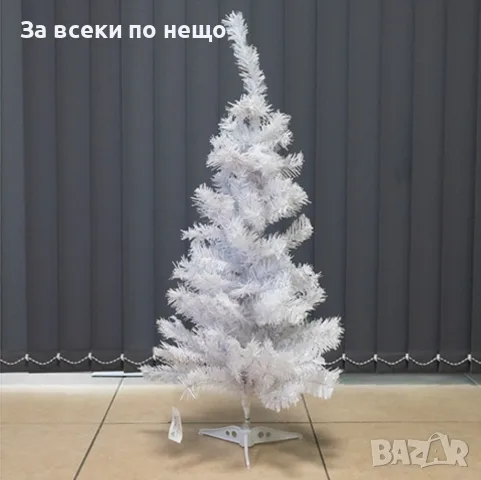 коледна елха бяла 90см