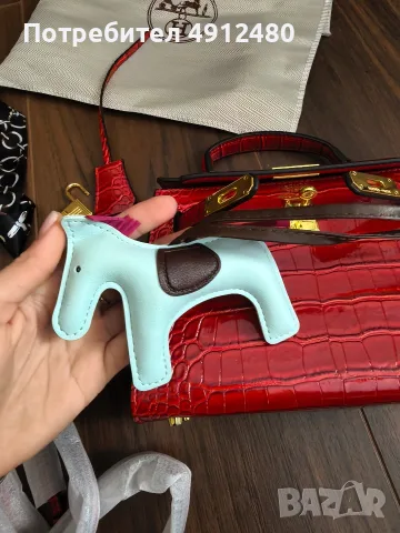 Дамска чанта Hermes, снимка 6 - Чанти - 56643067