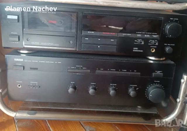 Промоция! Усилвател Yamaha ax-390 плюс дек Kenwood kx 3010!
