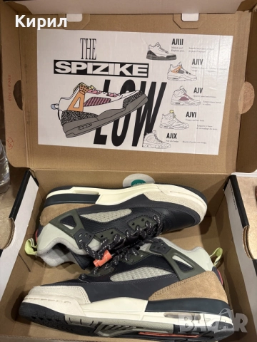 Детски маратонки Jordan Spizike Low, снимка 10 - Детски маратонки - 56559944