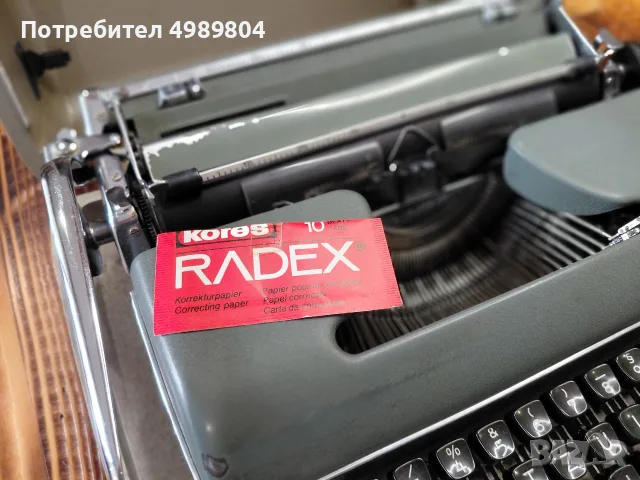 Olympia deluxe пишеща машина 1954та, снимка 5 - Антикварни и старинни предмети - 56647530