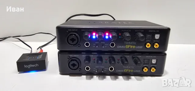 външна аудио карта Terratec DMX 6fire USB, снимка 2 - Аудиосистеми - 56602566