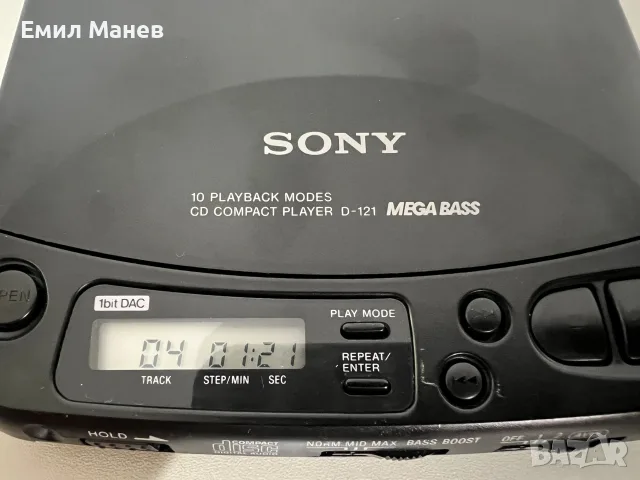 Sony D 121 - discman, снимка 6 - Аудиосистеми - 56661793