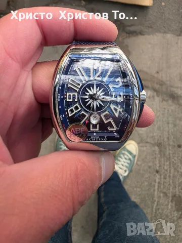CLONING!!!Мъжки механичен луксозен часовник FRANCK MULLER YACHTING 