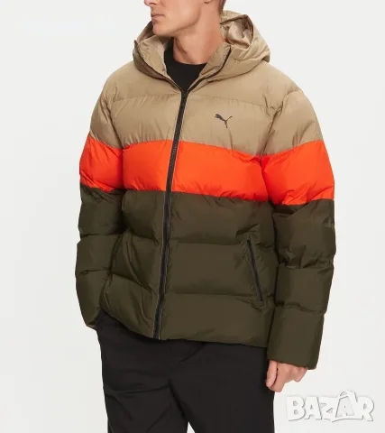 ОРИГИНАЛ! PUMA Poly Puffer Jacket Multicolor мъжко зимно яке с качулка