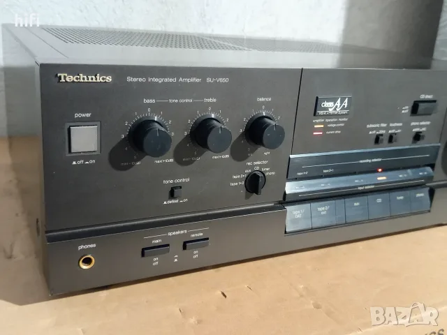 Стерео усилвател Technics SU-V650, снимка 2 - Ресийвъри, усилватели, смесителни пултове - 56629972