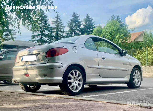 Peugeot 206cc 1,6, снимка 2 - Автомобили и джипове - 56661576