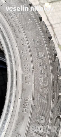 отличен зимен сет 215/55/17 зимни