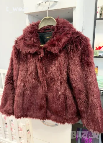 Палто в бордо на Stradivarius , снимка 2 - Палта, манта - 56609977