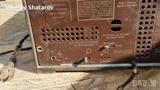 старо ретро радио , снимка 9 - Радиокасетофони, транзистори - 56560119