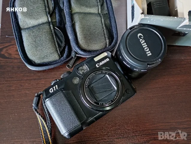 Предлагам ориг.японски Canon G11, снимка 2 - Фотоапарати - 56645346