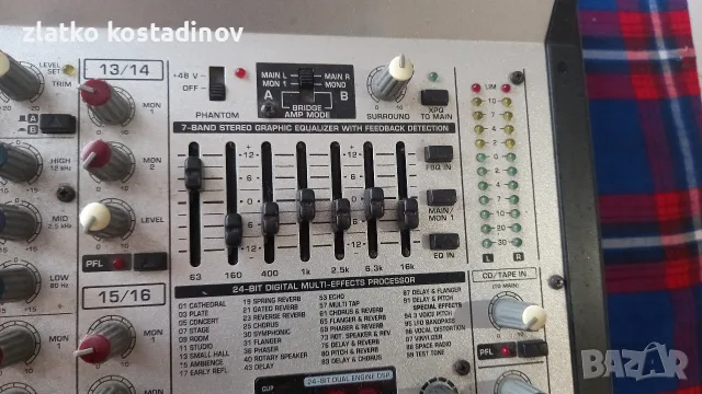 Power mixer Behringer , снимка 3 - Ресийвъри, усилватели, смесителни пултове - 56744693