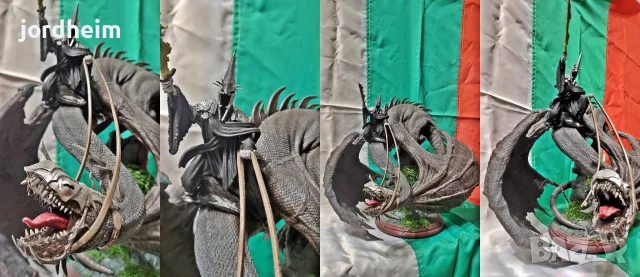 3d figurine Lord of the rings Nazgul dark rider 