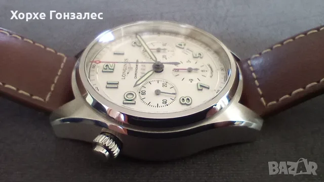 Longines Spirit Chronograph, 42мм, снимка 6 - Мъжки - 56718552