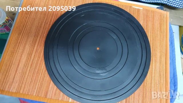  Platter и гумена постелка за грамофон.., снимка 4 - Грамофони - 56724284