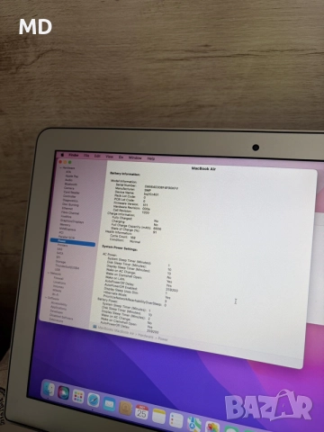 MacBook Air 13” i5 8GB DDR3, снимка 4 - Лаптопи за дома - 56645754