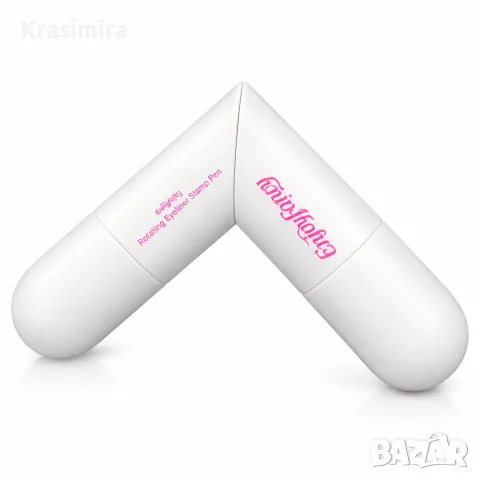 Въртяща се очна линия с печат за перфектна котешка извивка – EnjoyFancy, черна