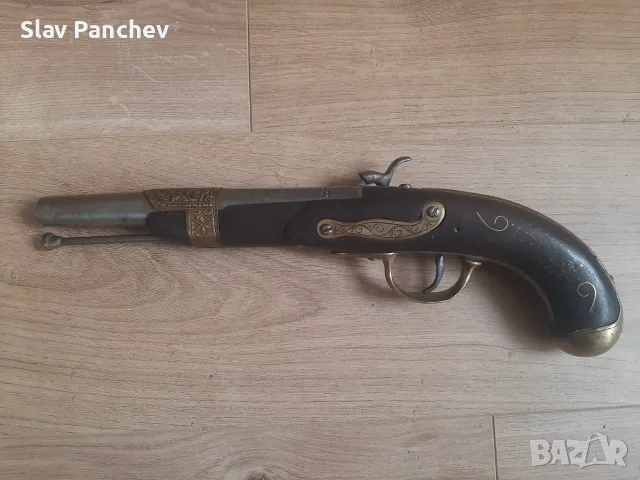 Продавам капсулен пищов новодел, снимка 2 - Антикварни и старинни предмети - 56687908