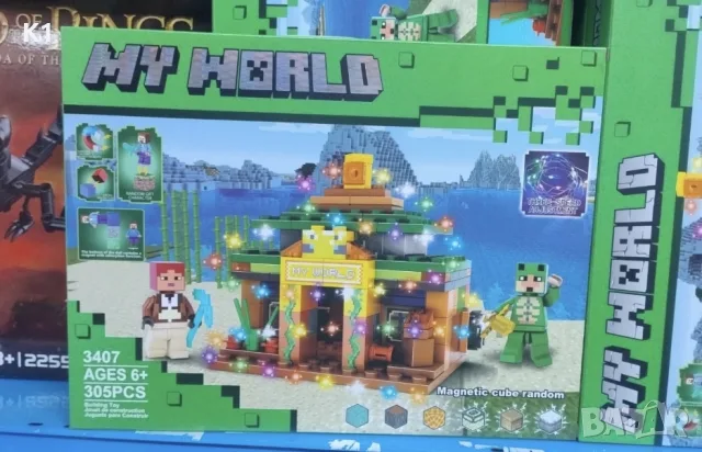 Конструктор Майнкрафт 305 части, Minecraft My World 