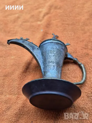 Османска чаканка чайник ибрик, снимка 6 - Антикварни и старинни предмети - 56634775