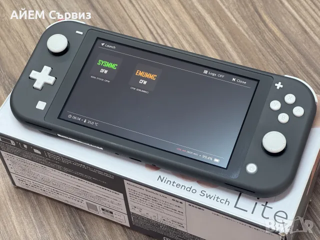 Nintendo Switch Lite с поставен чип и 128GB