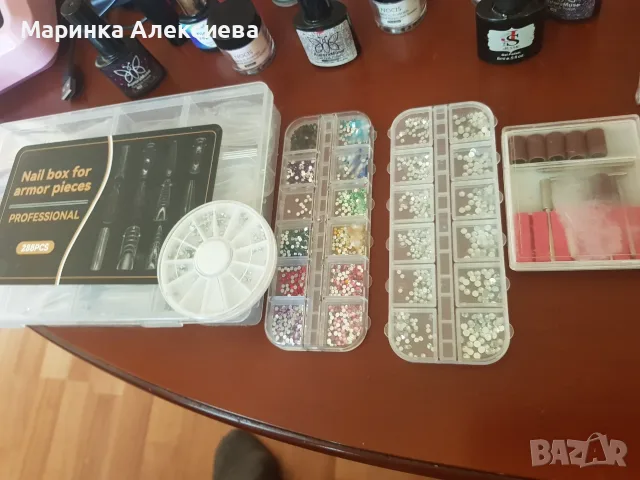Печка за гел лак комплект, снимка 5 - Продукти за маникюр - 56633934