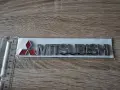 сребрист надпис Мицубиши Mitsubishi, снимка 3