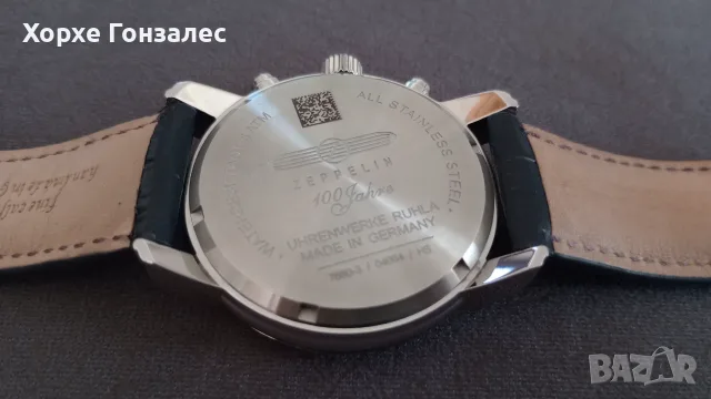 Zeppelin Chronograph Alarm 43mm , снимка 11 - Мъжки - 56717825