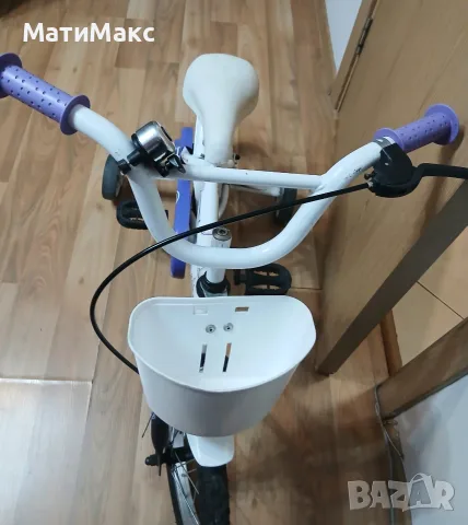 Детско колело SPRINT 14 " + колелца, снимка 4 - Детски велосипеди, триколки и коли - 56561808