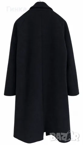 Дамско черно зимно палто H&M, снимка 2 - Палта, манта - 56613895