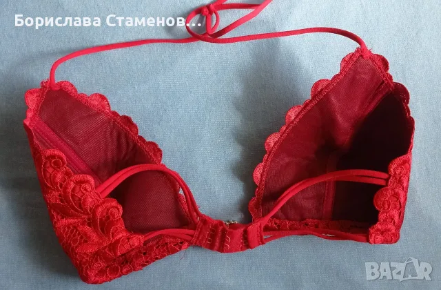 Сутиен в червено, снимка 2 - Бельо - 56579844