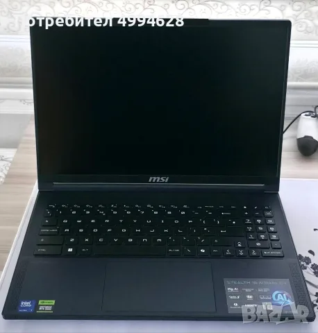 MSI Stealth 16 AI Studio | RTX 4070 8GB | 32GB DDR5 | 240Hz | Като нов