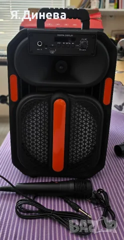 Преносима Bluetooth колонка  караоке , снимка 2 - Bluetooth тонколони - 56712906