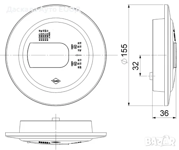 1бр. ЛЕД LED стоп кръгъл с хром ринг, 12-24V , ПОЛША, снимка 9 - Аксесоари и консумативи - 56644690