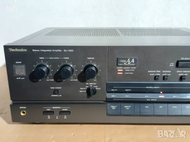 Стерео усилвател Technics SU-V650, снимка 4 - Ресийвъри, усилватели, смесителни пултове - 56629972