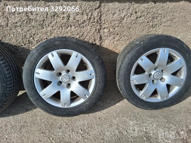 Продавам джанти заедно с гумите за Wv passat  гумите са летни